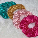 Touca de Cetim Antifrizz Touca de Banho de Cetim Impermeável Reutilizável Feminina