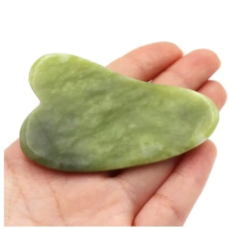 Jade Stone Roller Plate Gua Sha Anti Ruga Massagem Facial