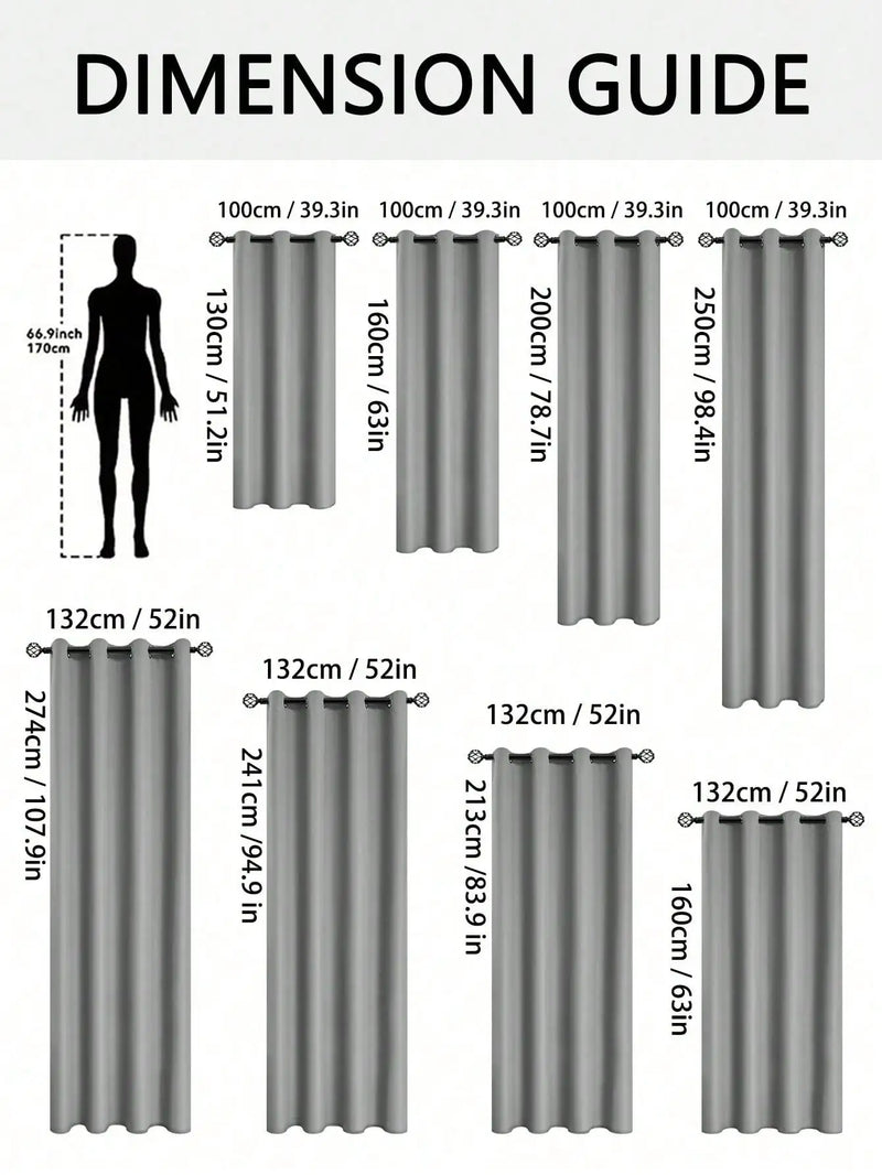 Cortinas blackout de 1 peça com forro isolado revestido, cortinas para sala de estar, quarto, cozinha, decoração de casa, decoração de quarto