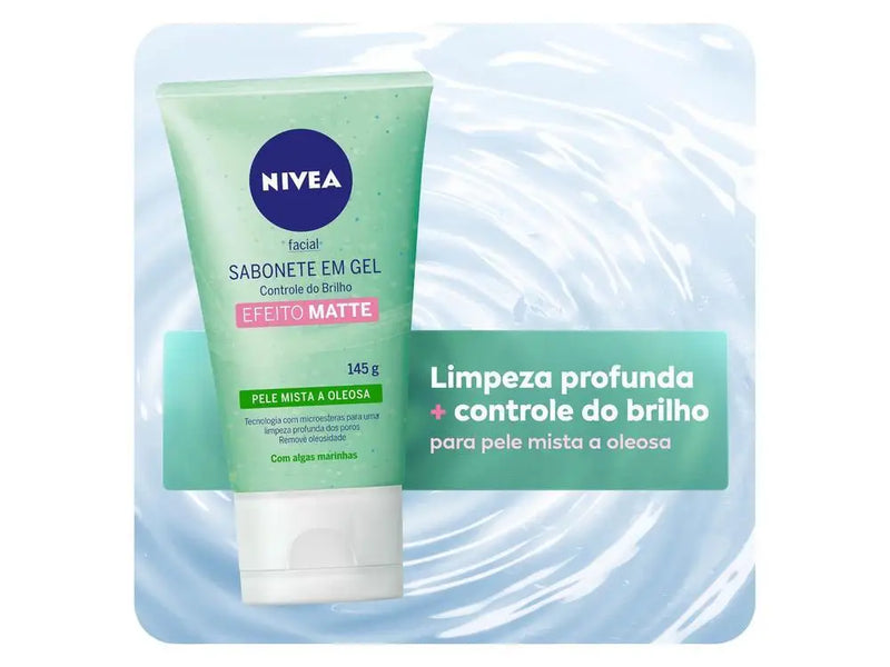 Nivea Gel Sabonete Facial Controle de Brilho 150ml