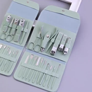 Kit 16 Pçs Cortador De Unhas Pedicure Tesoura Prego Conjunto De Ferramentas Em Aço Inoxidável Com Bolsa Dobrável