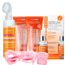 Kit skin care vitamina c limpeza de pele completo serum melasma