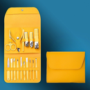 Kit 16 Pçs Cortador De Unhas Pedicure Tesoura Prego Conjunto De Ferramentas Em Aço Inoxidável Com Bolsa Dobrável