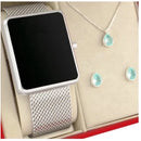 Relógio Feminino lançamento Touch Pulseira magnetica Rose 00833