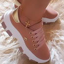 Tenis feminino plataforma para trabalho passeio e dia a dia Casual