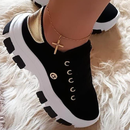 Tenis feminino plataforma para trabalho passeio e dia a dia Casual